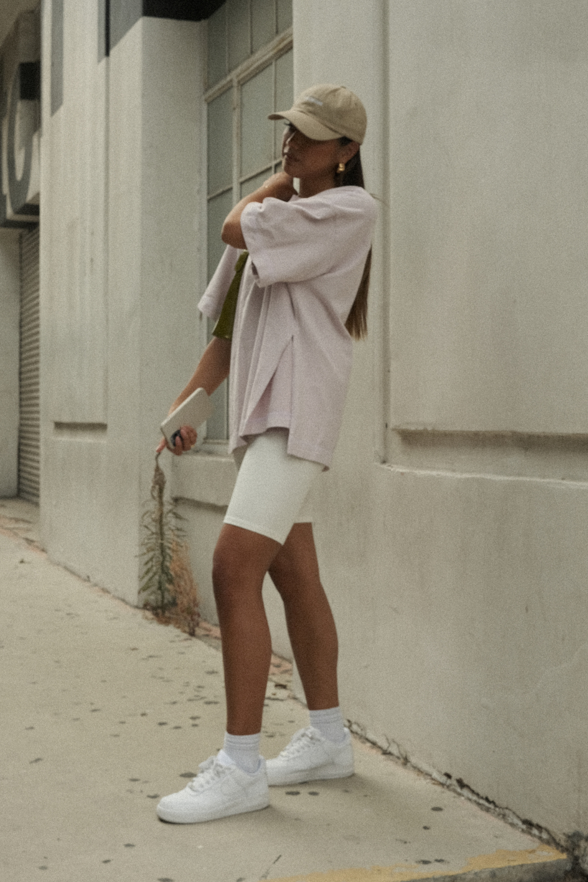 Ribbed Biker Shorts