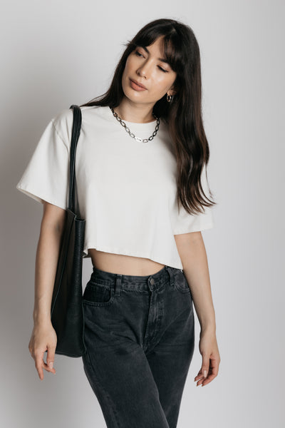 coconut milk boxy tee