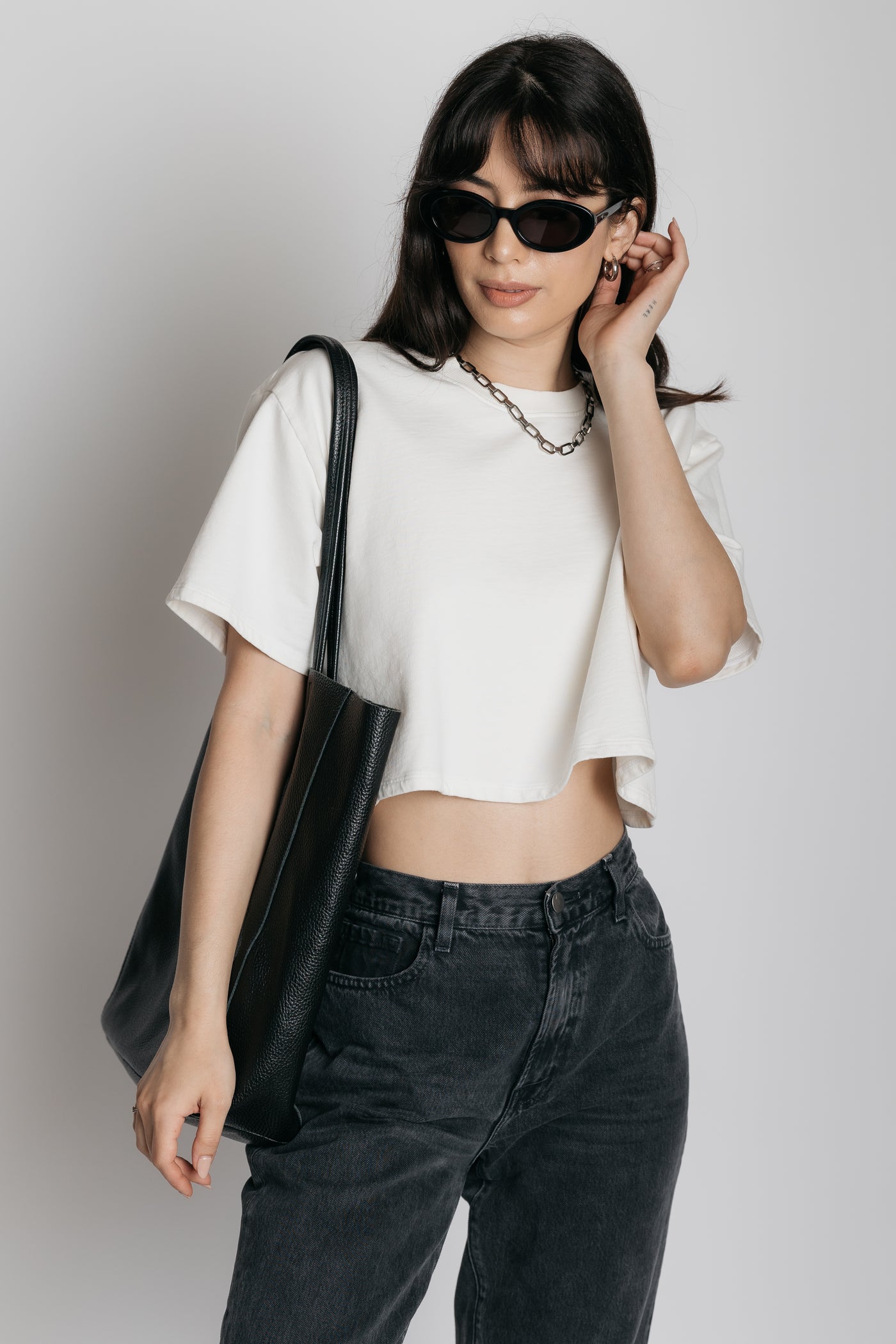 coconut milk boxy tee