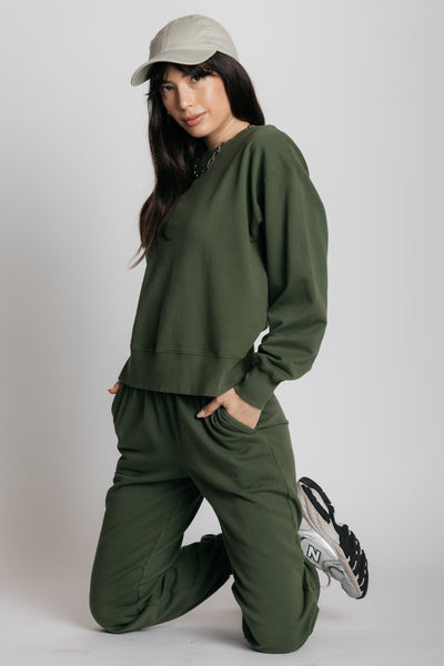 olive libris sweater