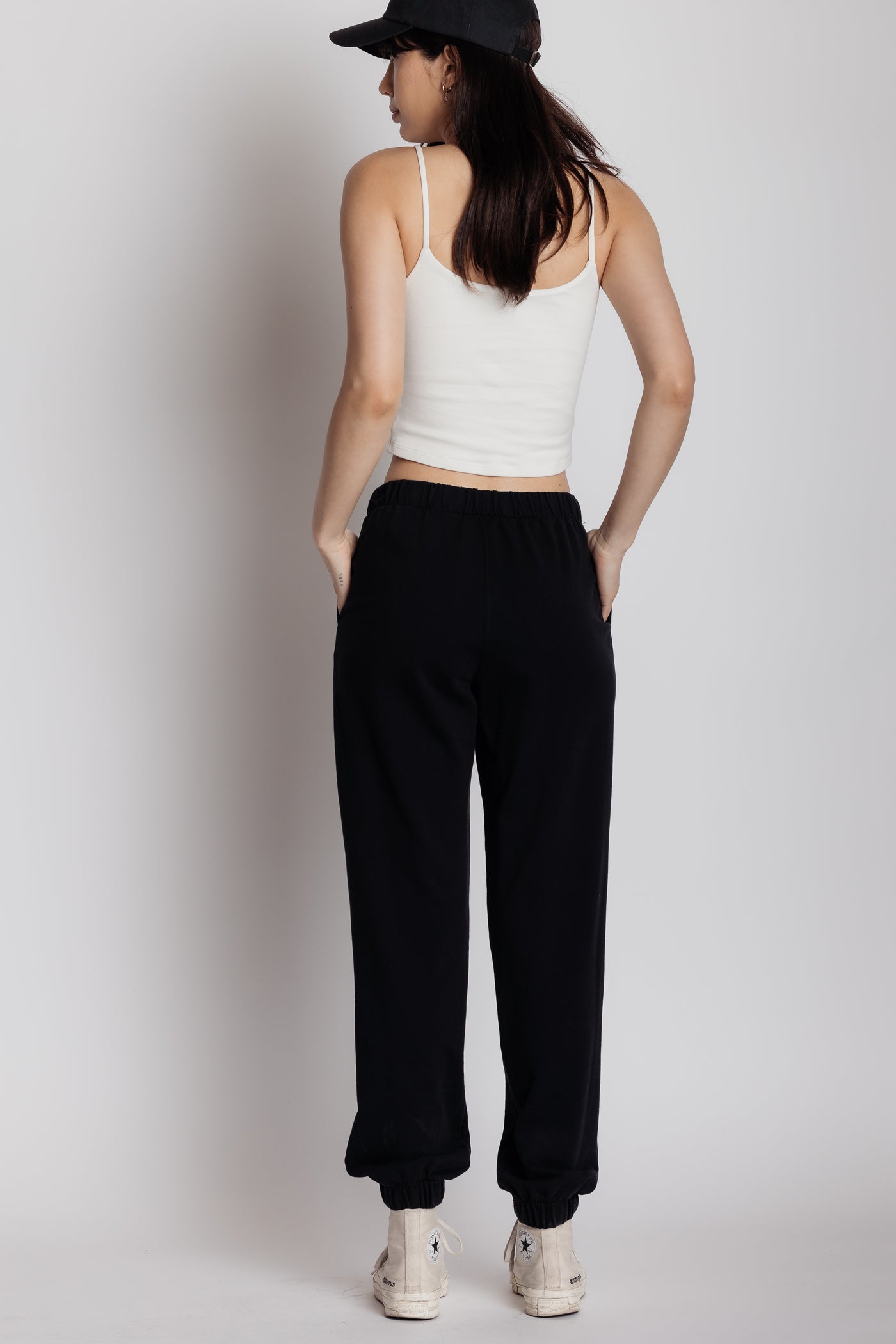 black catalog sweatpants