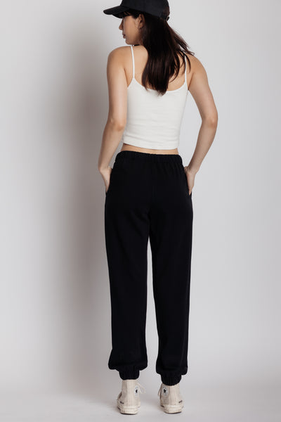 black catalog sweatpants