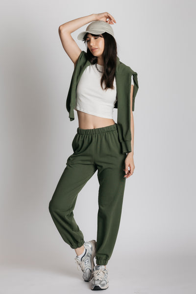 olive catalog sweatpants