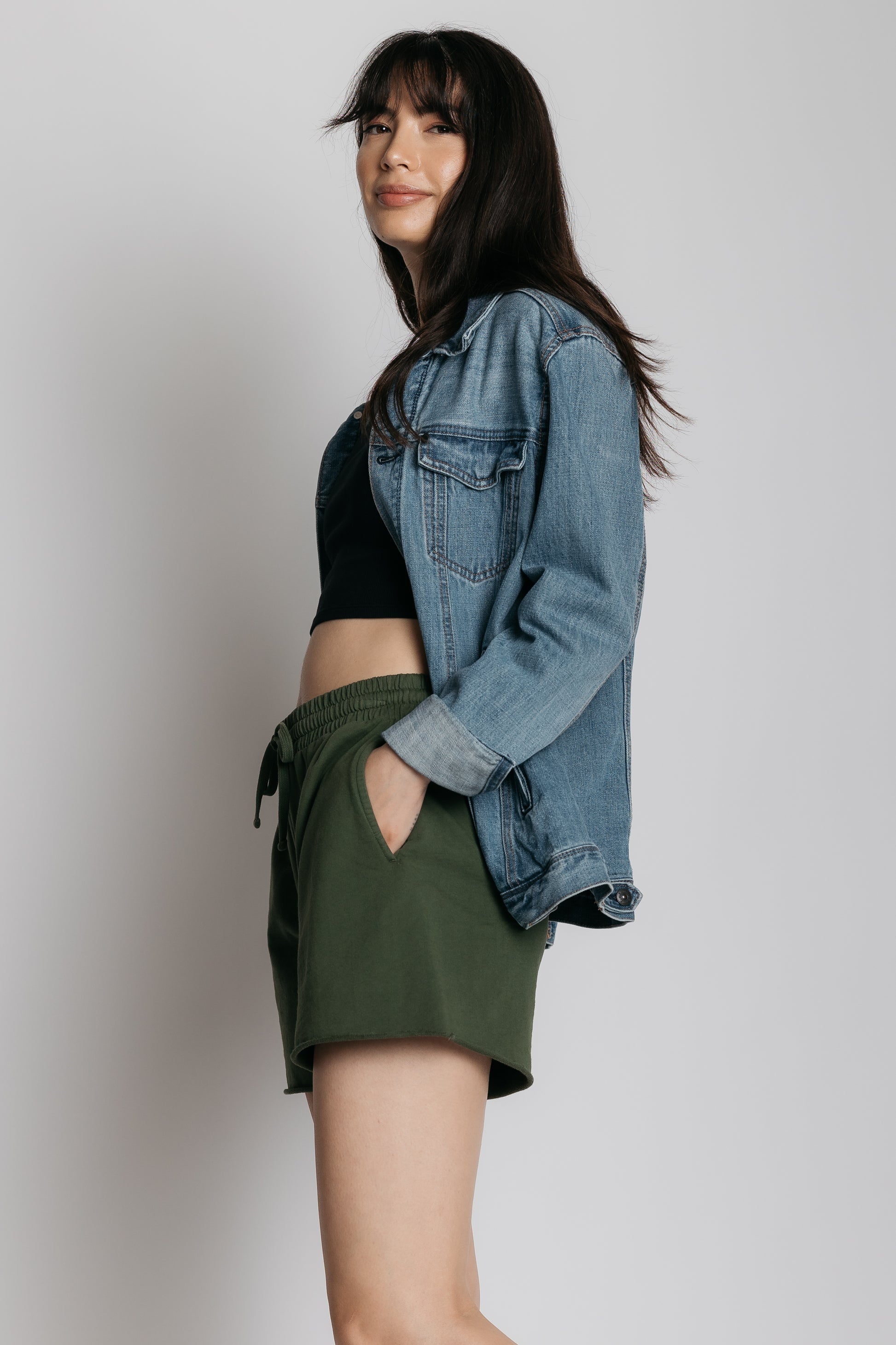 olive archive shorts