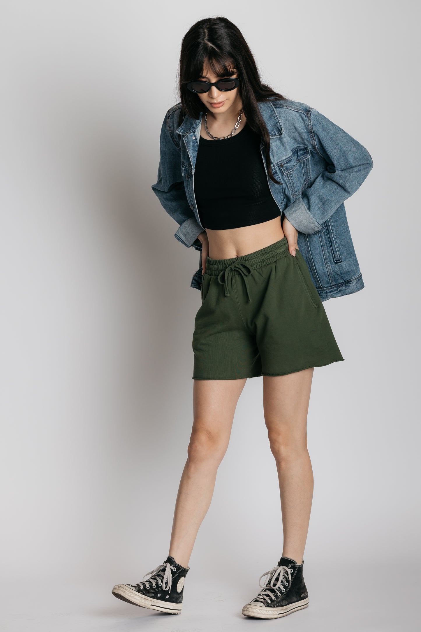 olive archive shorts