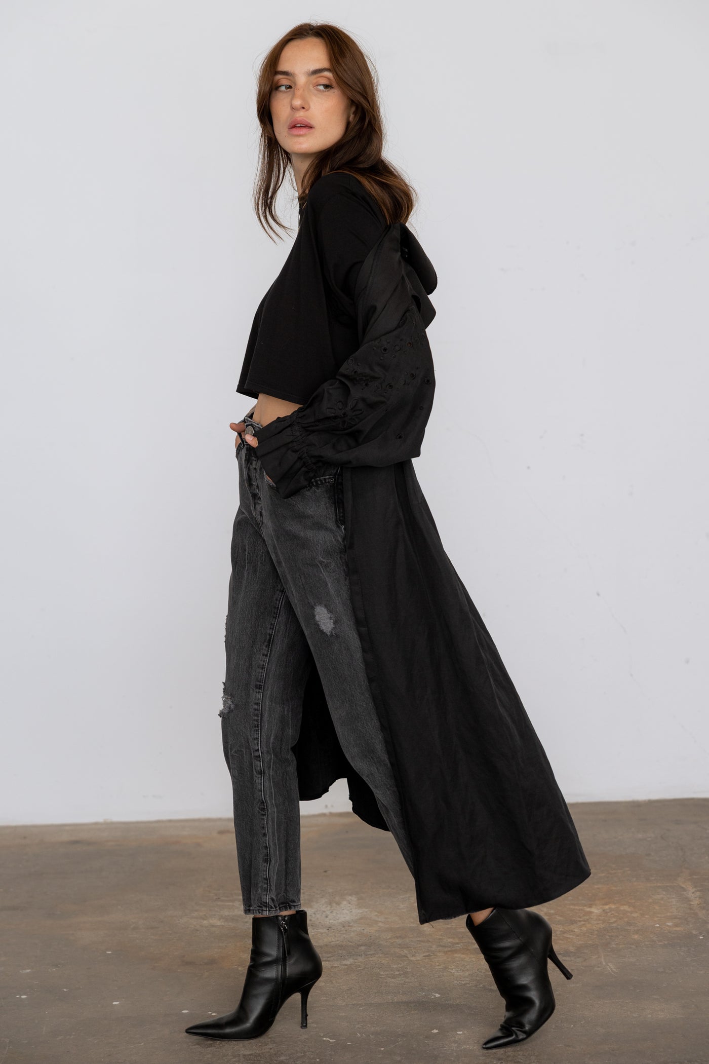 Jersey Boxy Crop Tee