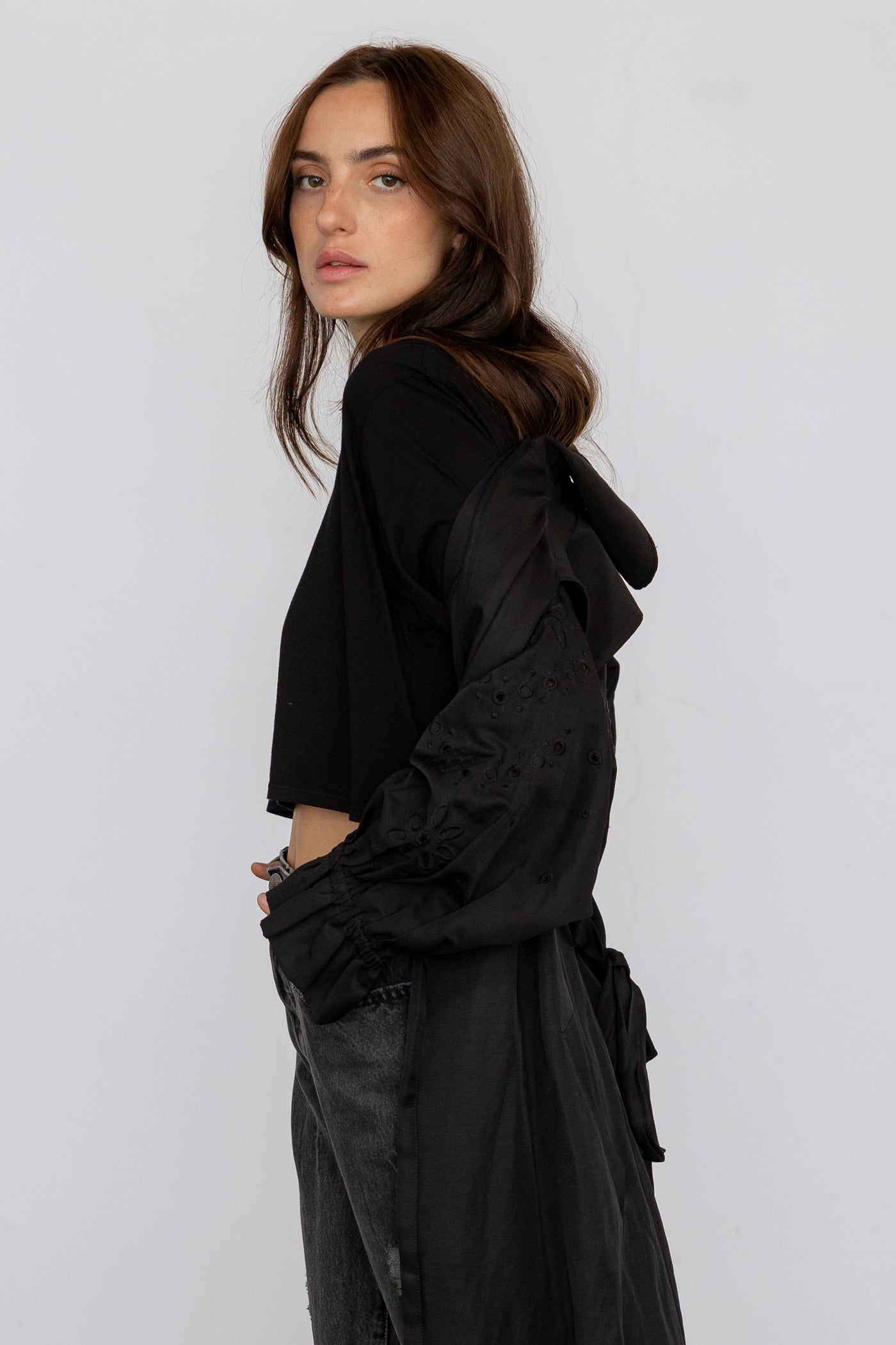 Jersey Boxy Crop Tee