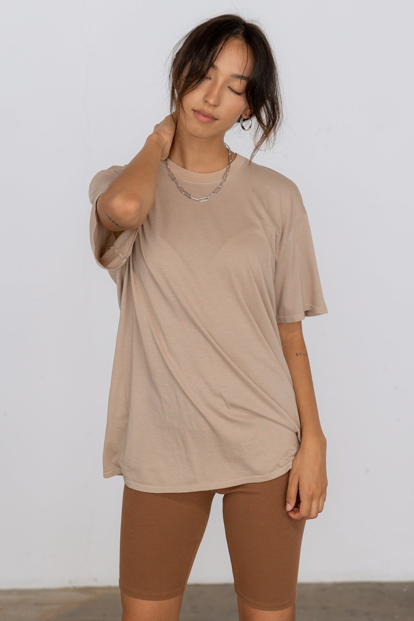 Jersey Boxy Boyfriend Tee