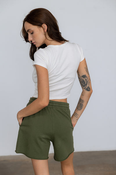 Ribbed Knit Baby Tee